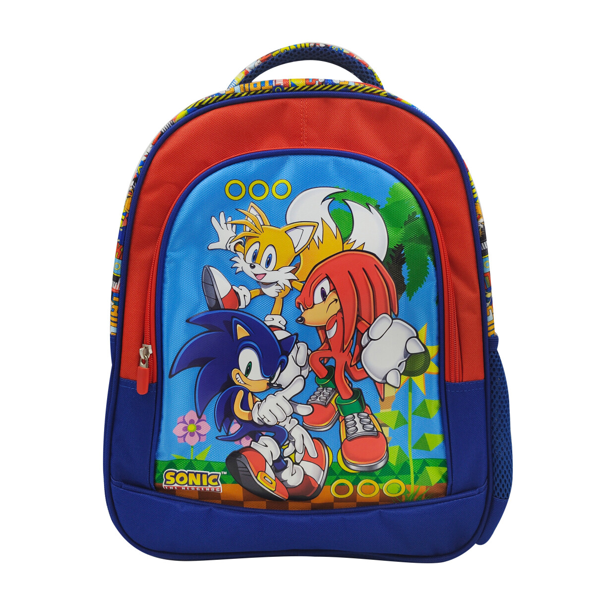 Mochila Infantil Sonic - Azul - Rojo 