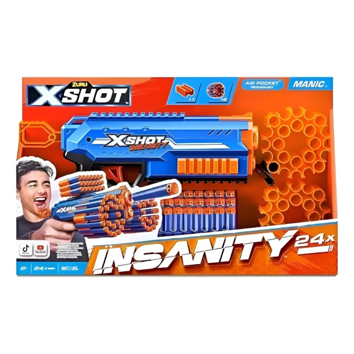 Pistola X-Shot Insanity Mani 