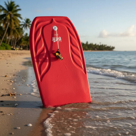Tabla de Morey Bodyboard Mor Aloha 72x43cm p/ Barrenar Olas Rojo