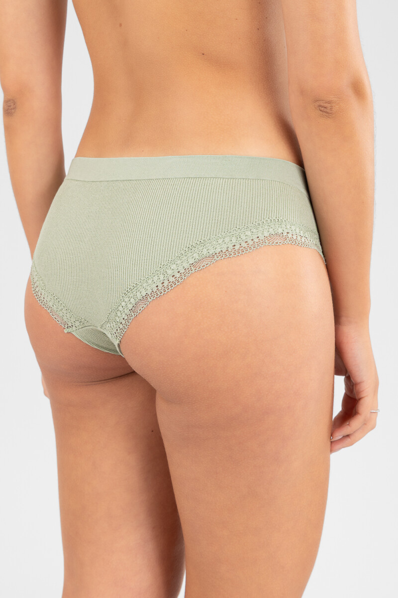 Culotte camelina Verde malva
