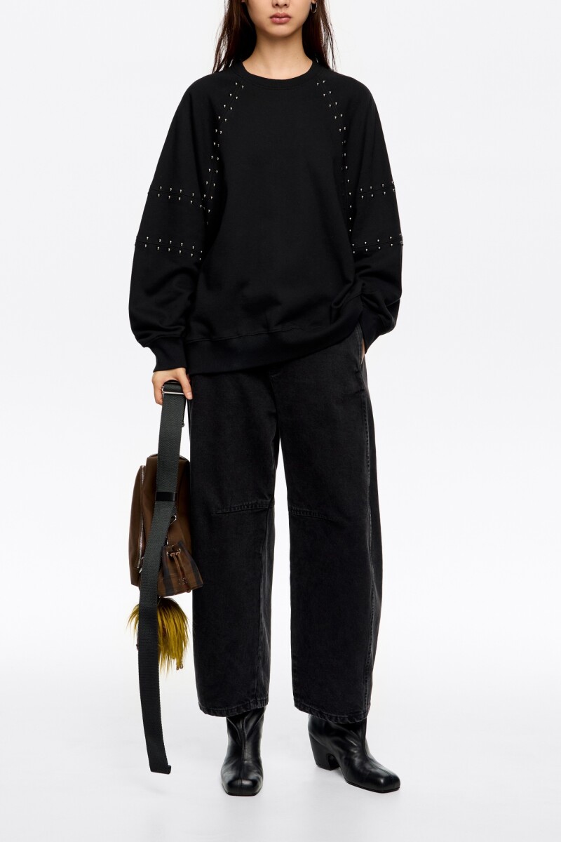 SUDADERA Negro