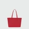 Longchamp -Cartera de cuero con gran capacidad, Le foulonné Rojo