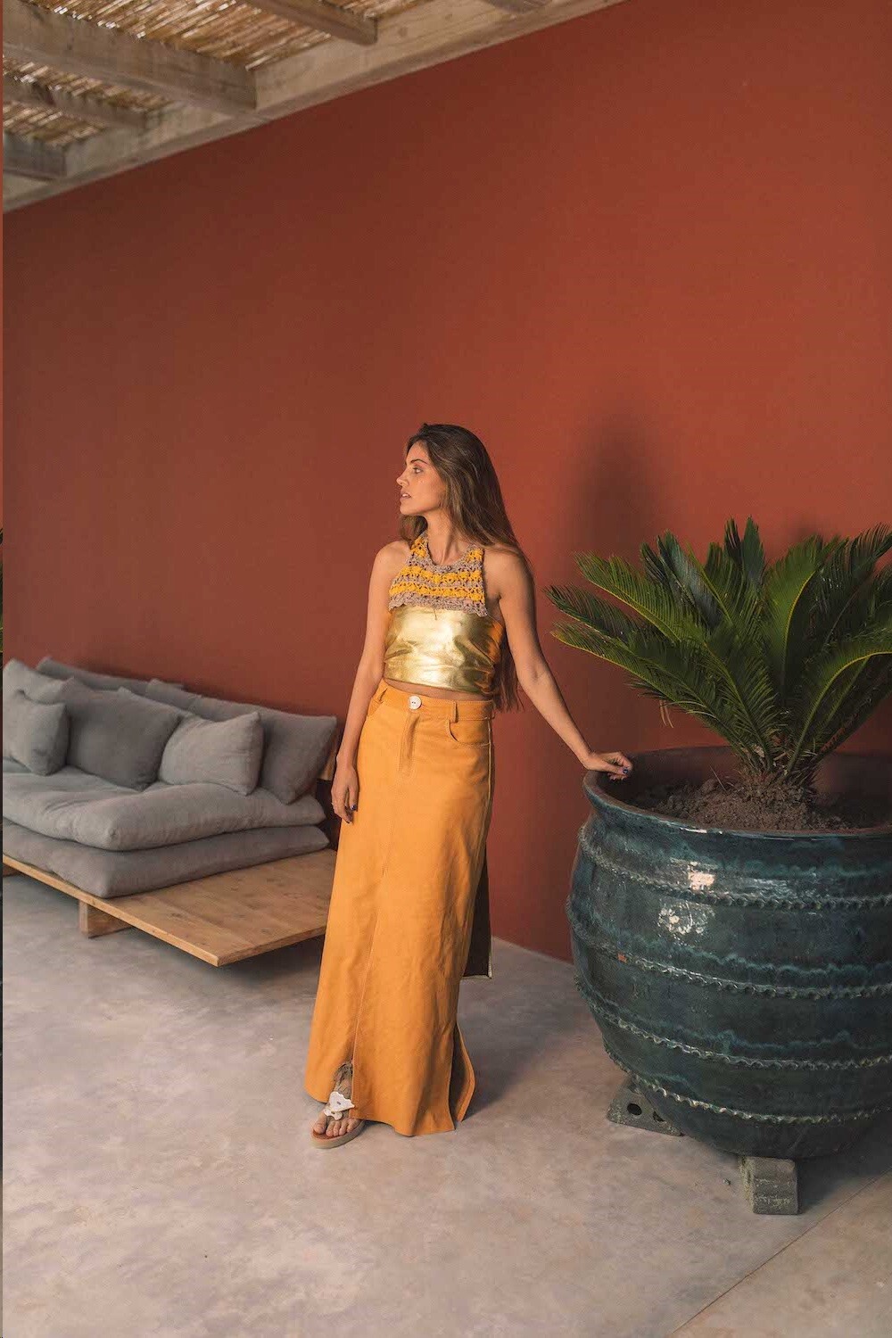 Friend Skirt Peach