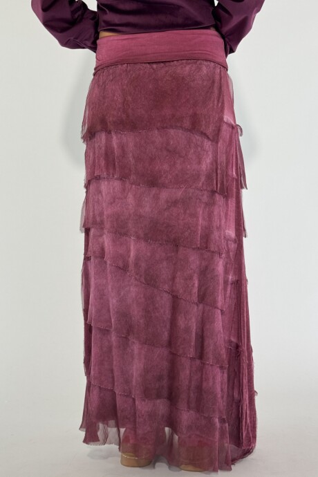 POLLERA GIULIANA Bordeaux