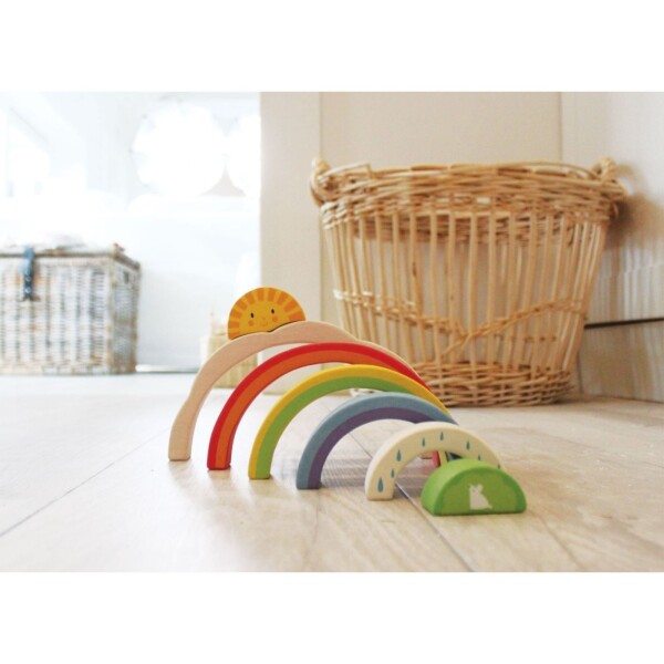 Tender Leaf Toys Tunel Arcoiris Juguete Madera Niños Tender Leaf Toys Tunel Arcoiris Juguete Madera Niños