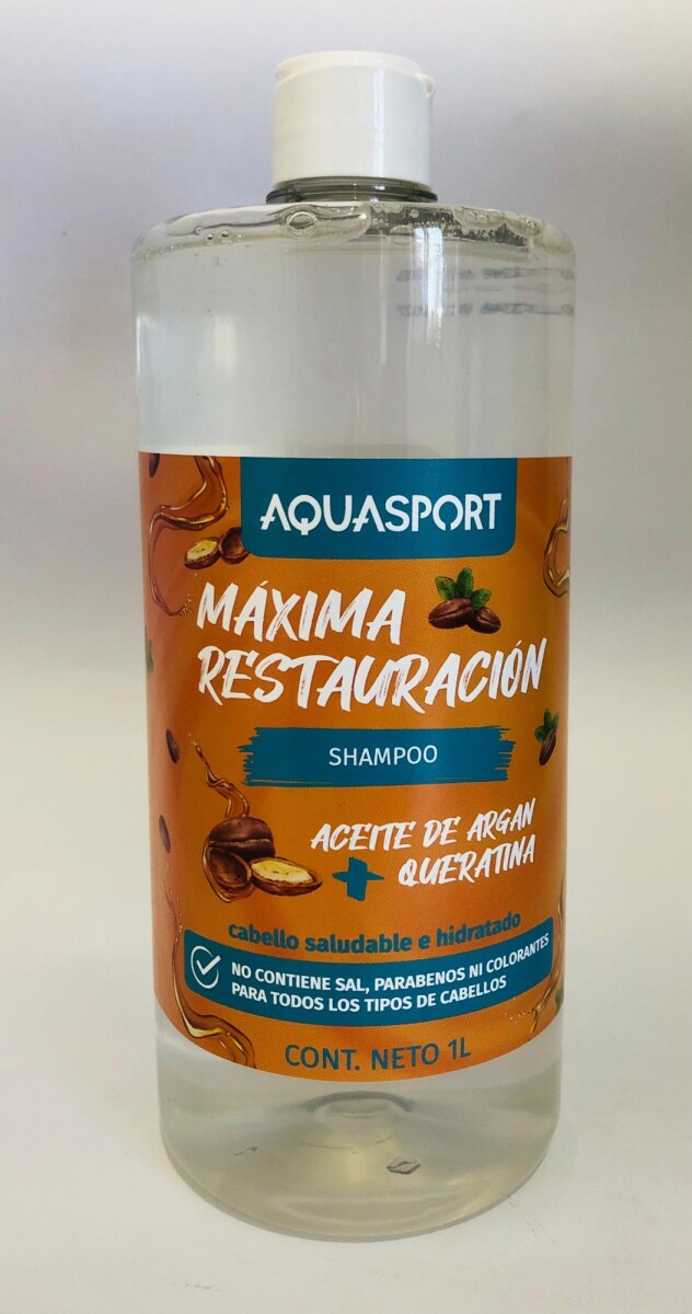 SHAMPOO AQUASPORT MAXIMA RESTAURACION 1L 