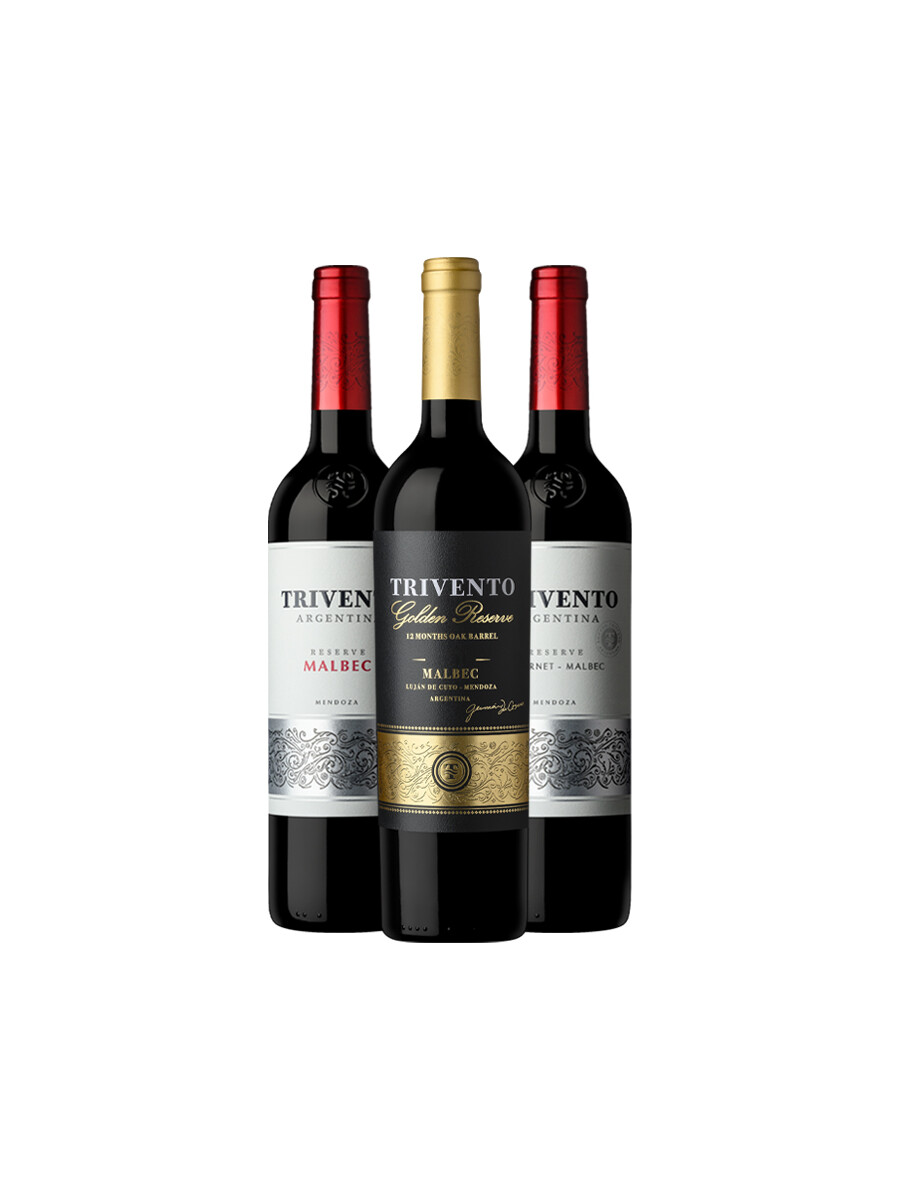 Pack Bacán Selección Top 50 Forbes Trivento x3 vinos Pack Bacán Selección Top 50 Forbes Trivento x3 vinos