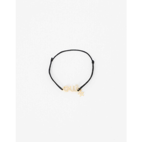 Pulsera Ajustable Oui Negro