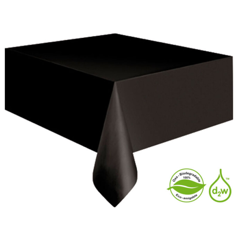 Mantel Biodegradable Rectangular Negro