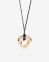 Collares Cortos Con Dijes Collar Corto Corazón - Dorado