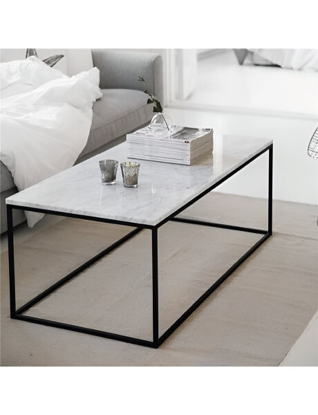 MESA RATONA METAL/MARMOL 106x60x45CM BLANCO/NEGRO MESA RATONA METAL/MARMOL 106x60x45CM BLANCO/NEGRO