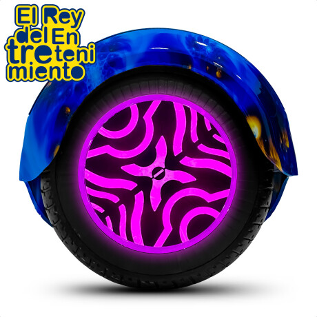 Skate Hoverboard Eléctrico 6.5 Bluetooth Luces Led N1 Azul