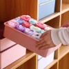 Organizador caja con divisiones rosa ropa Interior Organizador caja con divisiones rosa ropa Interior