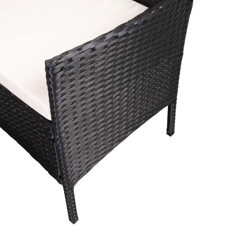 SET LIVING EXTERIOR RATTAN-SINTETICO-Y-ACERO NEGRO APOLO