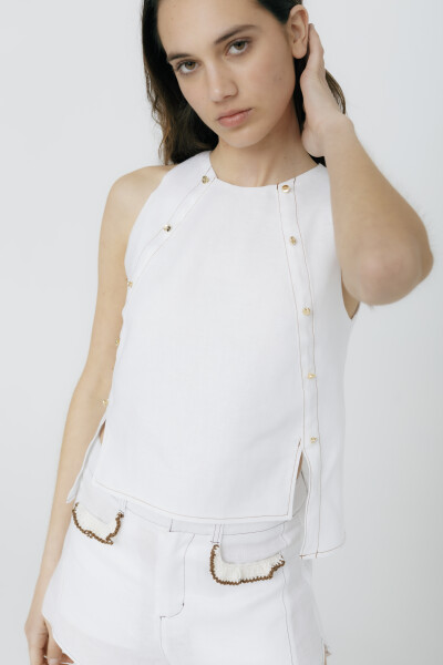PRE VENTA TOP CITRIC Blanco
