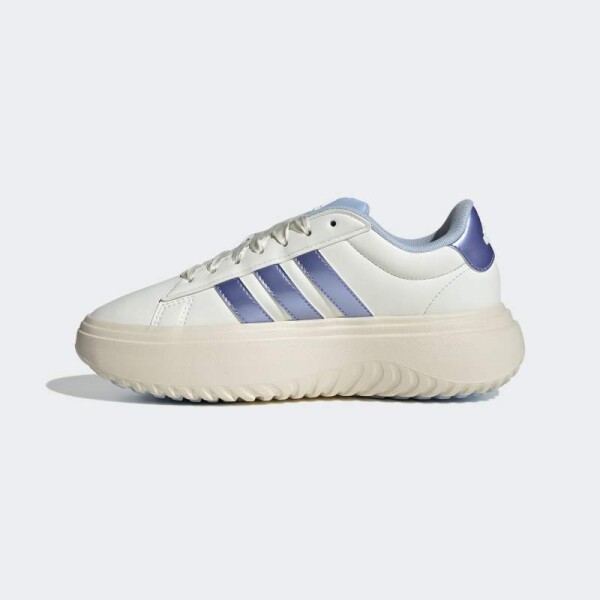 Championes Adidas Grand Court Platform Blanco