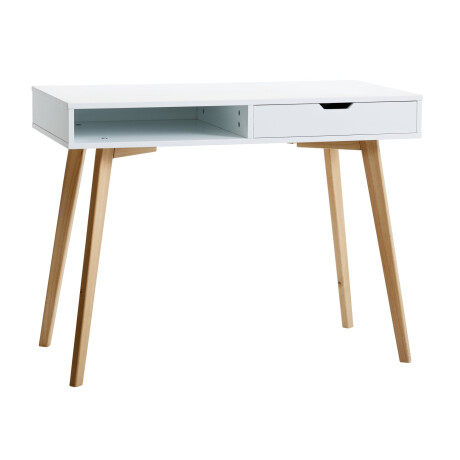 Escritorio TAMHOLT 50x100 blanco/natural Blanco/natural
