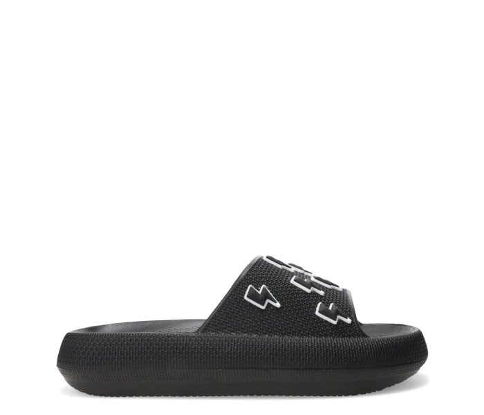 Sandalia SIBU playera con dibujo Black