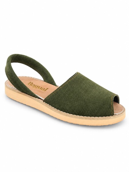 Sandalias verde