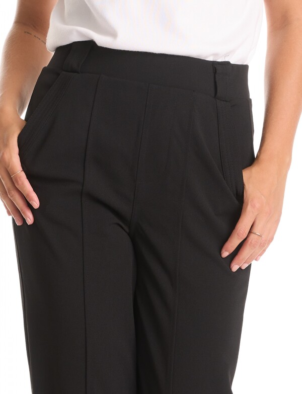 Pantalon Recto Pespunte NEGRO