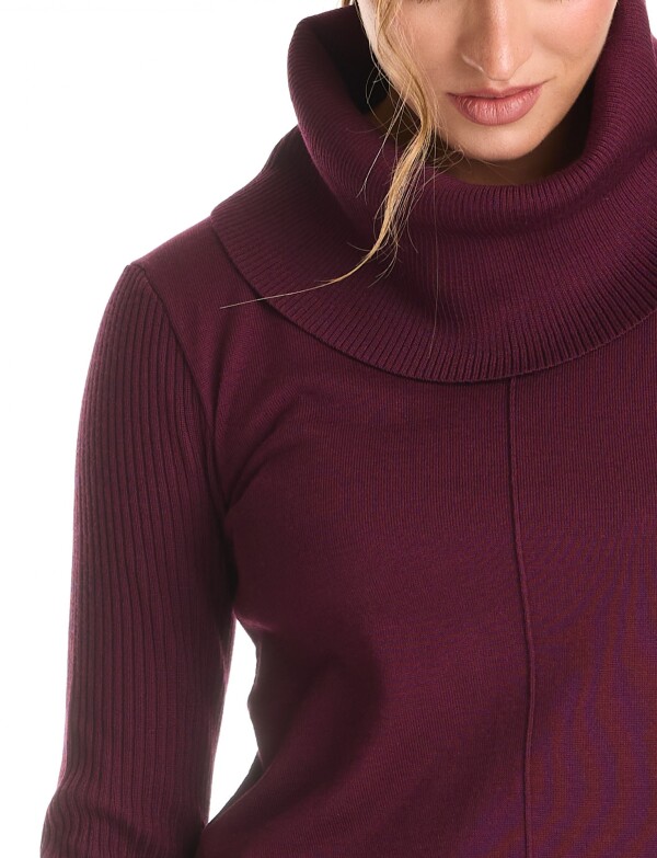 Buzo Cuello Volcado VIOLETA