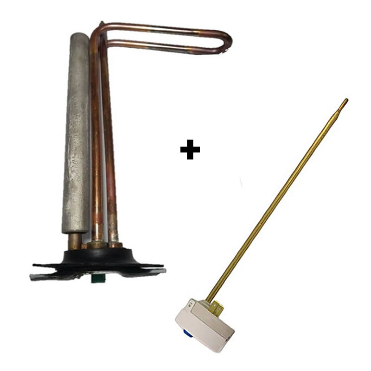 Resistencia Italiana Calefón James 30L Completa Con Termostato 