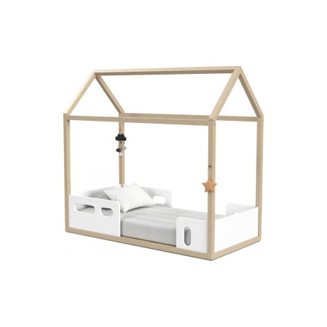 Cama Montessori 1 Plaza Mdf-y-madera Blanco Zuppy — Divino