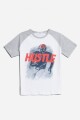 Remera Hustle BLANCO