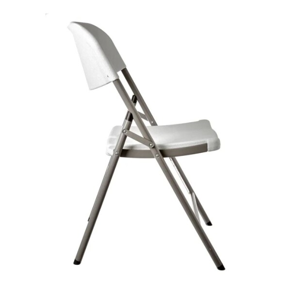 SILLA PLEGABLE REFORZADA PARA EXTERIOR - BLANCA SILLA PLEGABLE REFORZADA PARA EXTERIOR - BLANCA