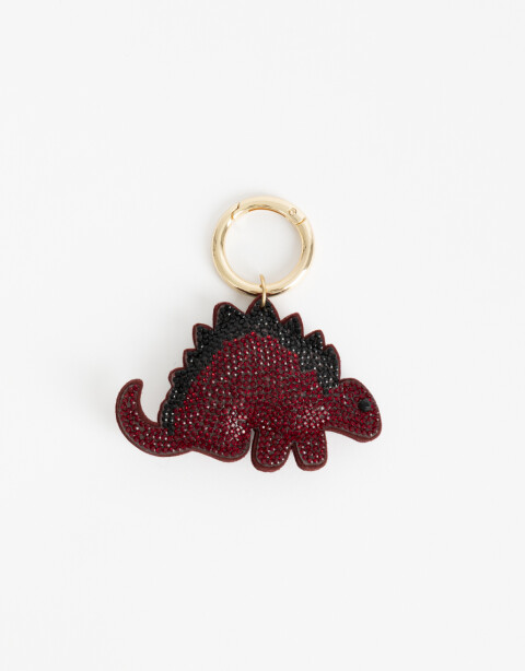 Llavero Strass Rojo Burdeaux