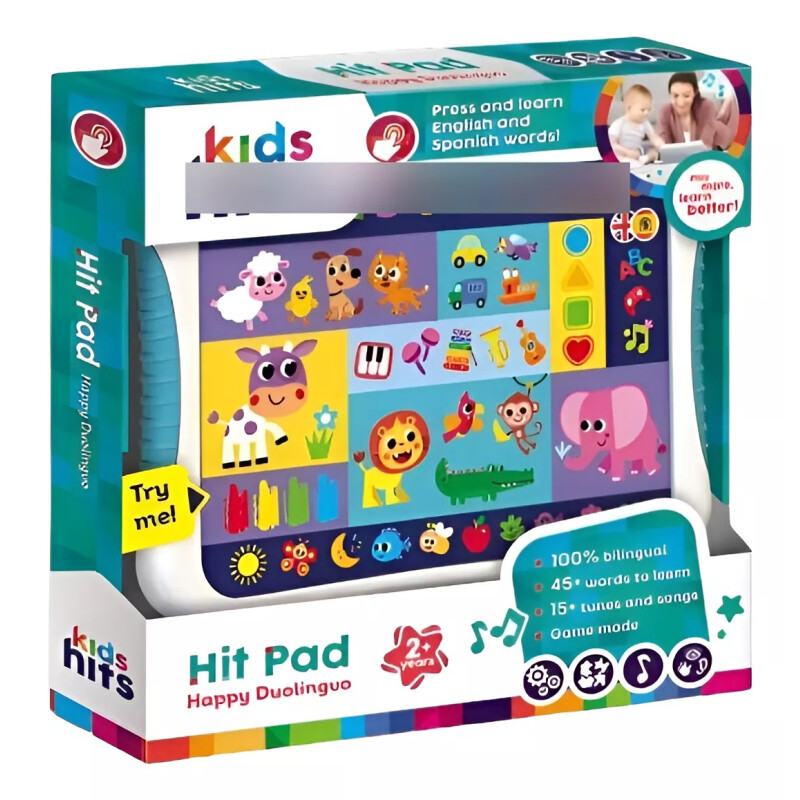 Kids Hits - Tablet Duolinguo Feliz - Kh01/012 Kids Hits - Tablet Duolinguo Feliz - Kh01/012