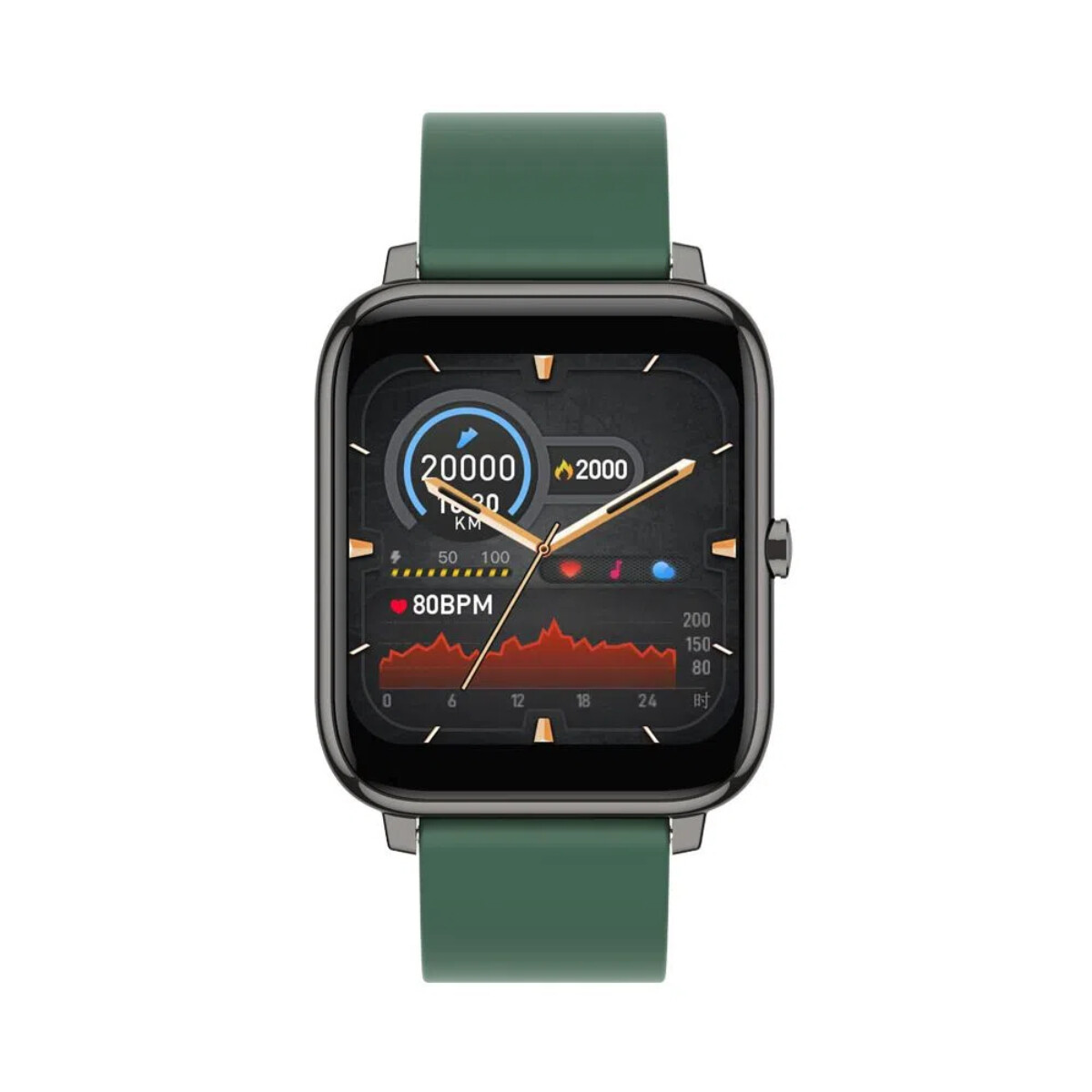 Reloj Mistral Smart Silicona Verde 