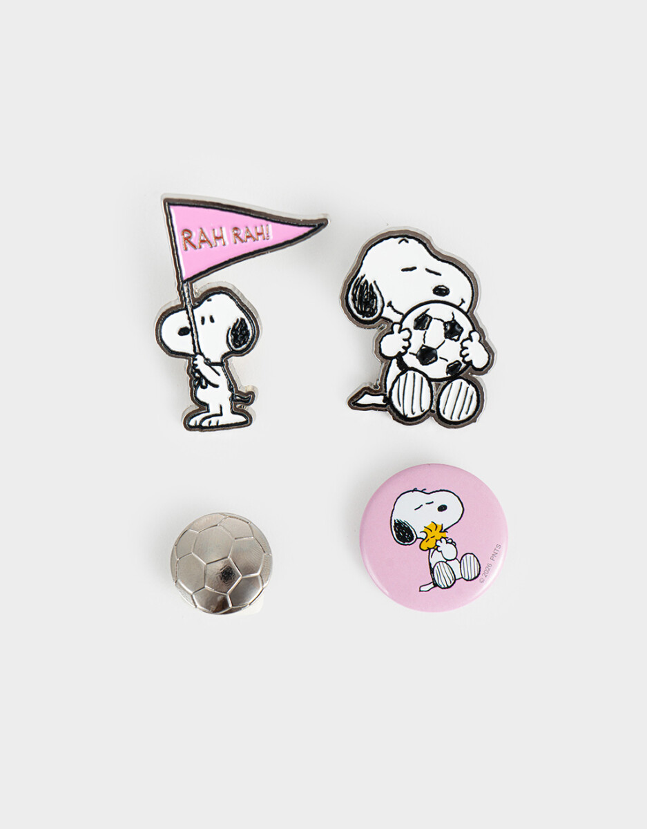 Set De Pins Snoopy Mundial 