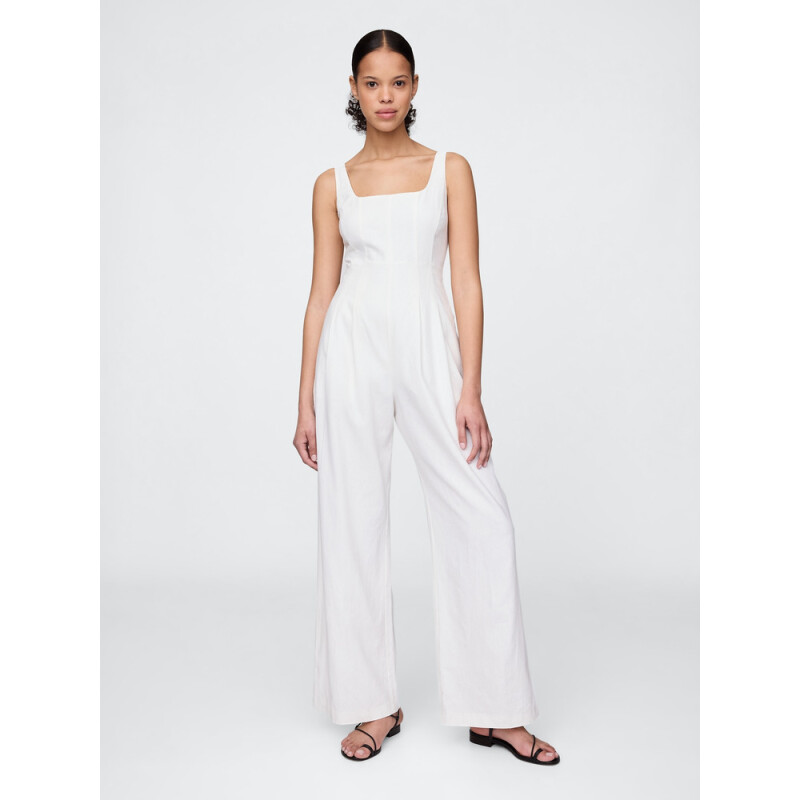 SL SEAMED JUMPSUIT NEW OFF WHITE