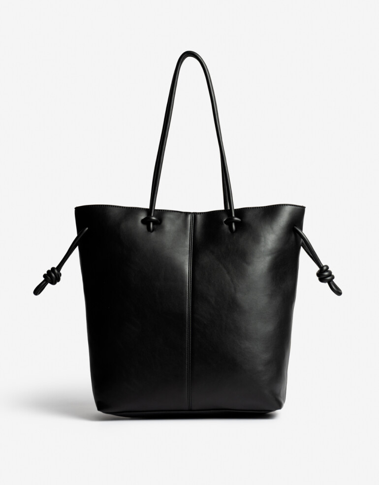 Shopper Shopper Minimalista Negro - Negro
