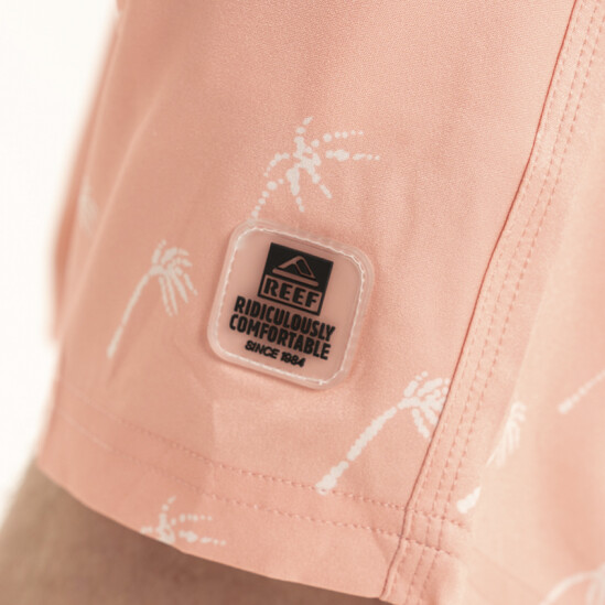 Short Reef Swim Estampado Rosa