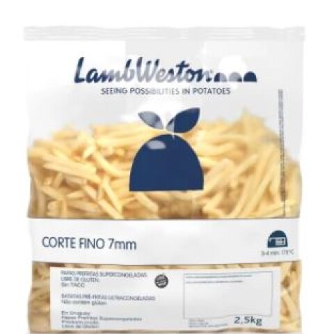 Papas Fritas Lambweston Corte Fino 2.25Kg Papas Fritas Lambweston Corte Fino 2.25Kg