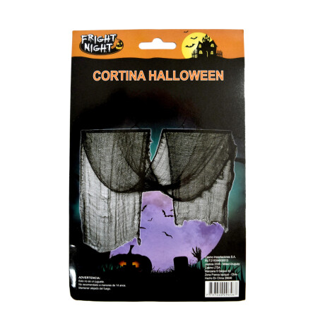 Cortina negra de halloween Cortina negra de halloween