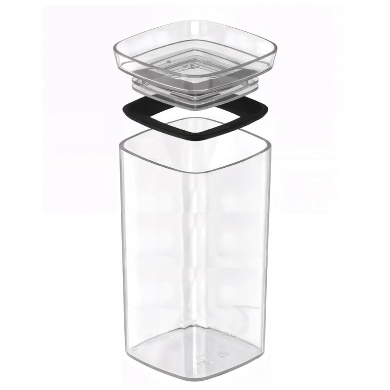 Set x3 Pote hermético 1,5L TRANSPARENTE