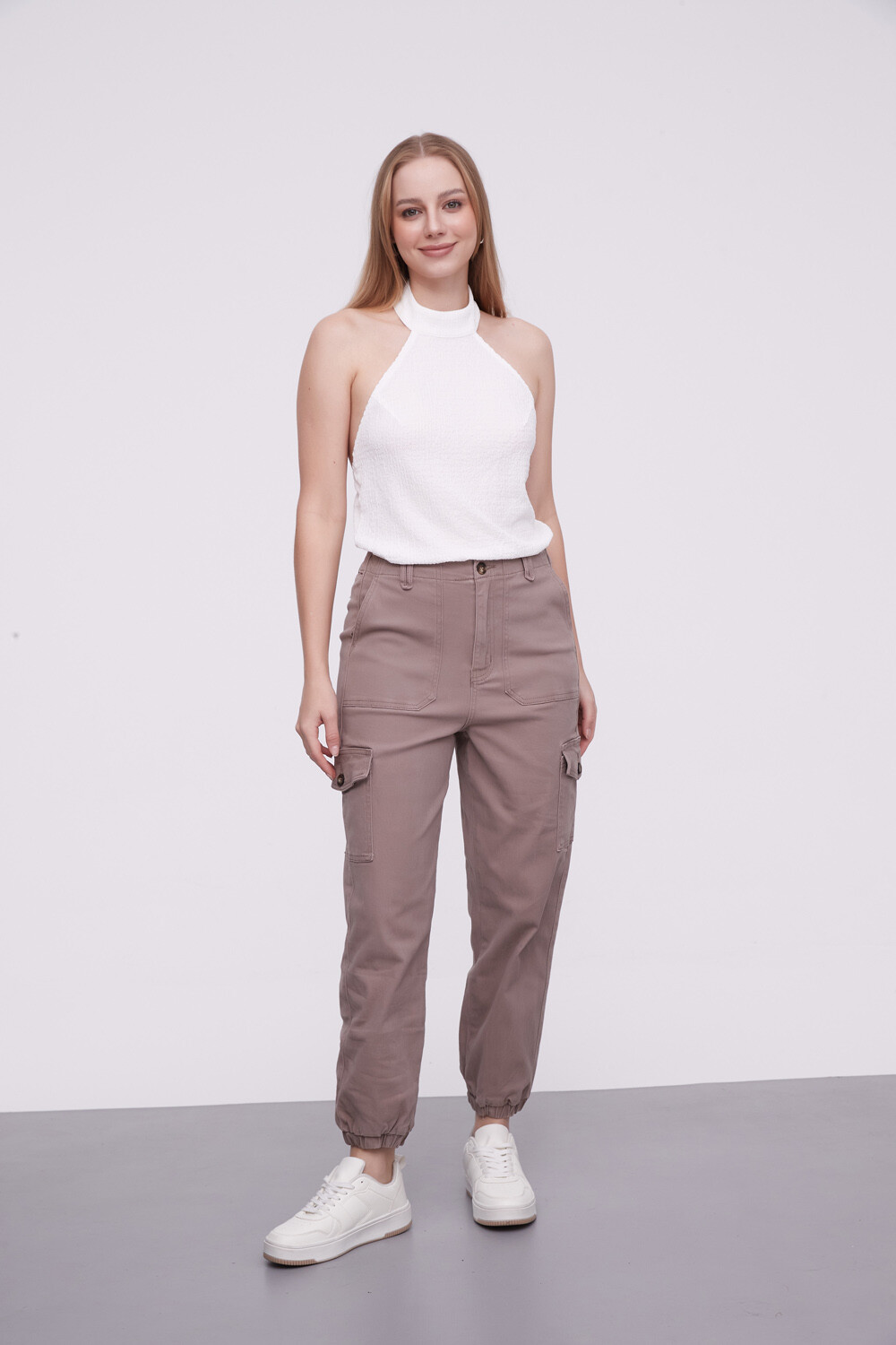 Pantalon Kalafe Taupe / Mink / Vison