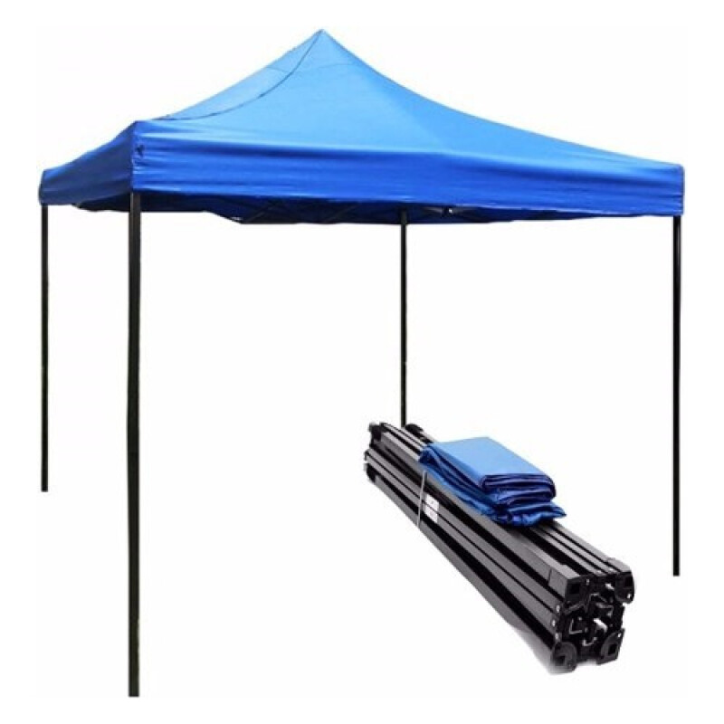 GAZEBO 3 X 3 MT AZUL REFORZADO PLEGABLE AUTO ARMABLE GAZEBO 3 X 3 MT AZUL REFORZADO PLEGABLE AUTO ARMABLE