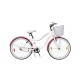 Bicicleta Baccio Mystic rodado 24 Blanco/Fucsia