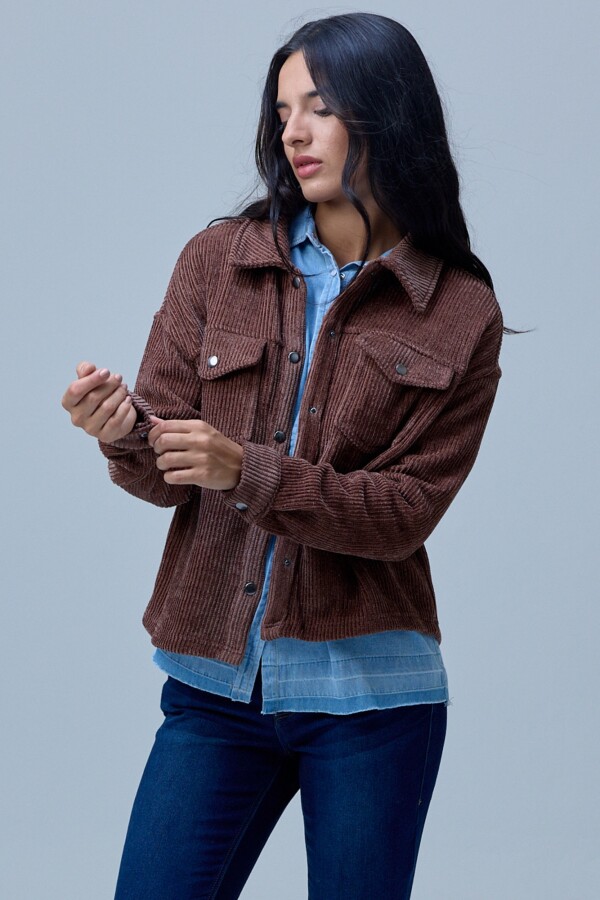 Camperita Corderoy MARRON