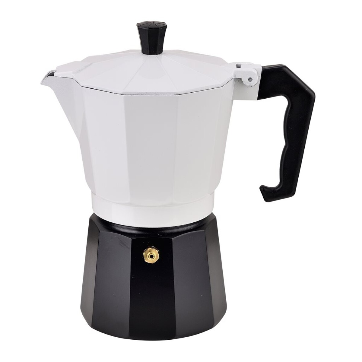 CAFETERA ITALIANA 6T 240ML ALUM. LINES BLANCO 