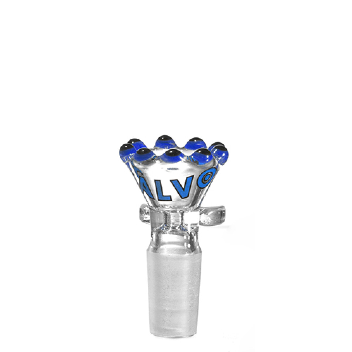 QUEMADOR CALVO GLASS PERLA 14MM MACHO - AZUL 