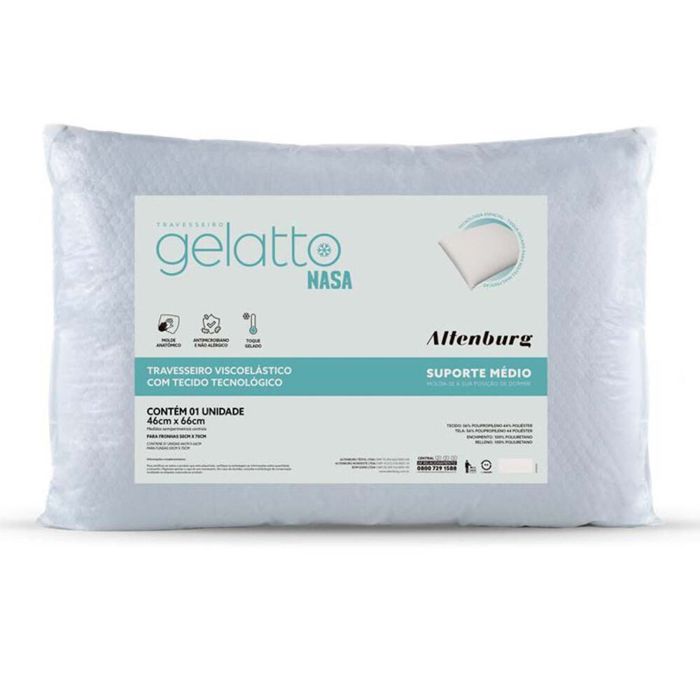 ALMOHADA VISCOELASTICA BLANCO VISCO NASA GELATTO