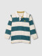 Polo Rayas Verde