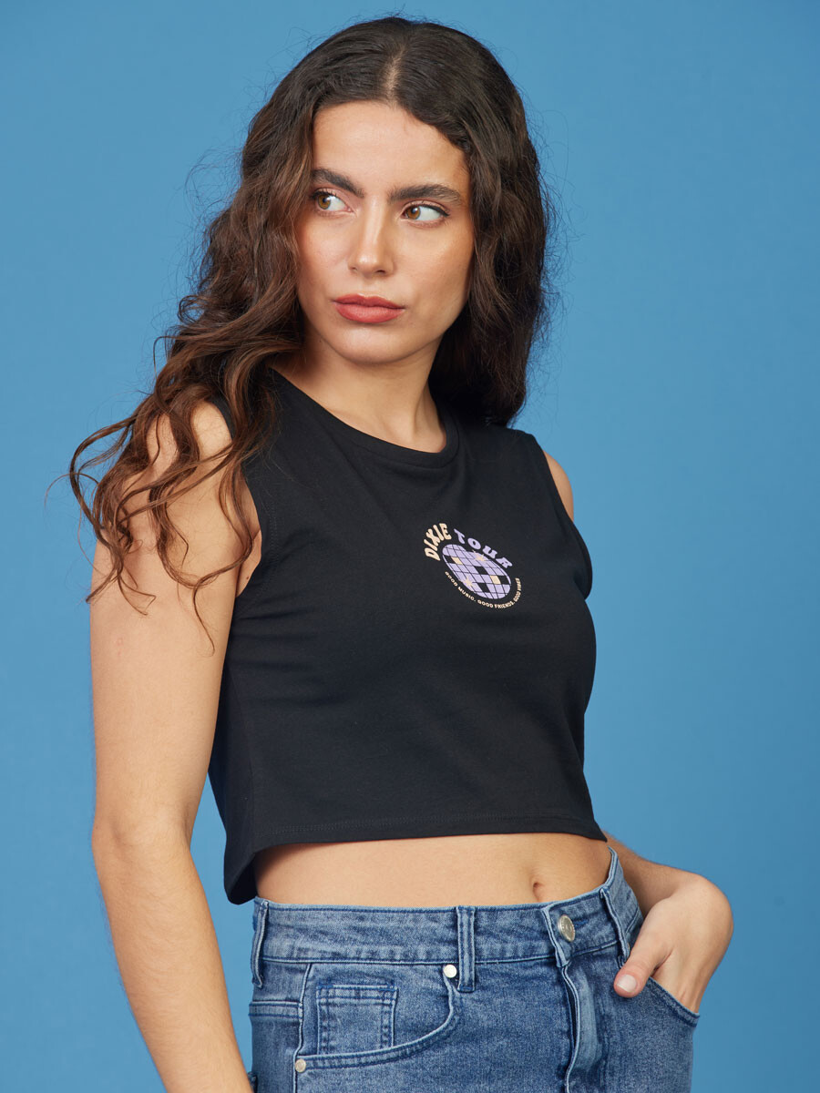 MUSCULOSA MAGELA DIXIE - Negro 