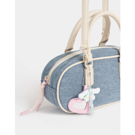 Cartera Bowling Denim ''cinnamoroll'' Combinacion Multicolor