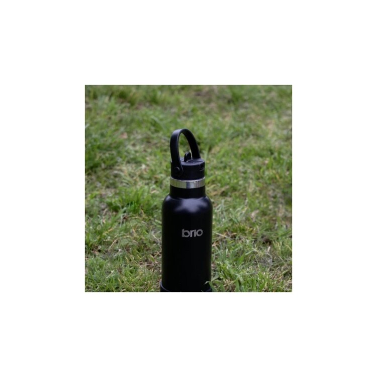 BOTELLA TERMICA BRIO 500ML NEGRO NEGRO